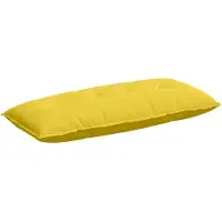 vidaXL Rugkussen Licht Geel 200 x 19 x 50 cm Stof