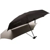 Muitomas Paraplu Compact - Lichtgwicht – Telescopische steel - Antisliphandgreep - Koord en hoes -Zwart