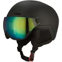 GOOFF Xtreme Skihelm met Vizier – Skihelm inclusief skibril - zwart - maat L
