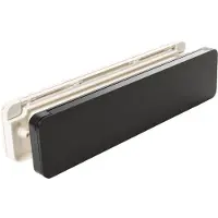 Homebox brievenbus - buitenklep zwart RAL9005 binnenklep crème wit RAL9001