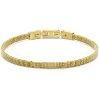 Frank 1967 7FB-0841 – – Heren Armband – Stalen Chain Armband – Goudkleurig
