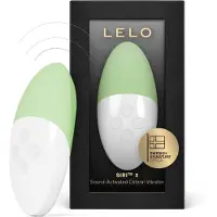 LELO SIRI 3 – Mini Vibrator – Geluidsgeactiveerd – 8 Genotsinstellingen – Pistachio Cream