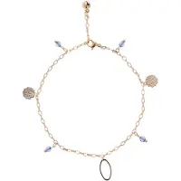 Gaya Armband blauw / roestbruin