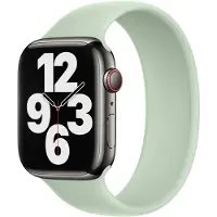 Apple Siliconen solobandje voor de Watch | 38/40/41/42 mm - Maat 5 - Mineral Green