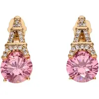 NAEMI Oorbellen goud / pink