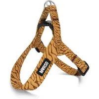 Morsø mini tuig voor hond verstelbaar gerecycled jungle drum groen 32-41x2,5 cm