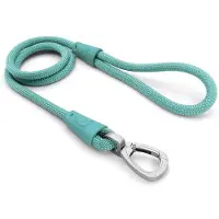 Morsø hondenriem regular rope gerecycled aquamarine blauw - 120x1 cm