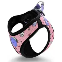 Morsø tuig voor hond body mesh gerecycled sweet tweet roze 26-30 cm