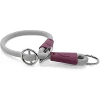 Morsø half slip halsband voor hond soft rope gerecycled grey grijs 45x1 cm