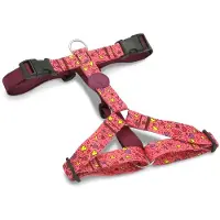 Morsø hondentuig h-tuig gerecycled pink think roze 70-100x2,5 cm