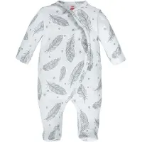 Makoma Rompertje/body grijs / wit