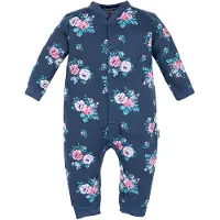 Makoma Rompertje/body 'Floral' petrol / rosa