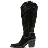 Smile Favorites Cowboylaarzen zwart
