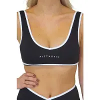 Fittastic Sportswear sport-bh medium support Back to school- zwart female | Maat: L