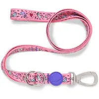 Morsö hondenriem verstelbaar gerecycled sweet tweet roze 75-230x1,5 cm 1-4 kg
