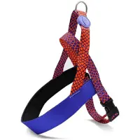 Morsø norwegian tuig voor hond gerecycled urban lizard rood 41-56x38 cm