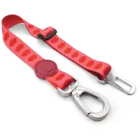 Morsø honden autogordel gerecycled lipstick roz 40-65x1,5 cm tot 4 kg