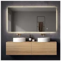 Saniclear Aspen spiegel 120x70cm met LED verlichting en spiegelverwarming