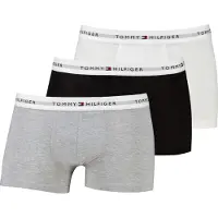 Tommy Hilfiger Underwear Boxershorts 'Essential' grijs gemêleerd / zwart / wit