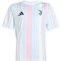 Adidas Functioneel shirt 'Juventus Turin 25/26 Pre-Match' lichtblauw / pasteelgeel / lichtroze / wit