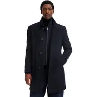 Bugatti wollen jas navy effen