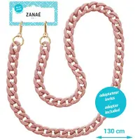 Zanae Mate Telefoon Draagkoord Ketting Blush