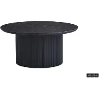 Molecule Rousseau salontafel Lagos rond donkerbruin 80x80x38 cm