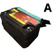 Carpassion Accu Winterhoes - Hoes - Bescherming - Isolerend - Auto - Zwart - 22 x 20 x 18 cm - A