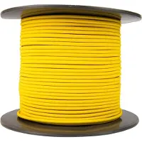 ABC-led 4 mm Elastisch Touw – Geel – 50 Meter op Rol