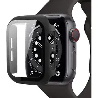 Glaasie Doorzichtig Apple Watch 41 Mm Doorzichtig Zwart