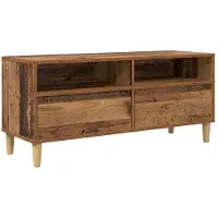 vidaXL TV Kast 100 x 34,5 x 44,5 cm Oud Hout Bewerkt hout