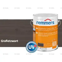 Remmers Long Life Houtbeits UV – grafietzwart – 2,5 Liter – Duurzame houtbescherming met maximale UV-bescherming