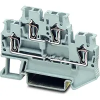 Phoenix Contact 3031270 Doorgangsserieklem 5.2 mm Spanveer Grijs 50 stuk(s) Piece
