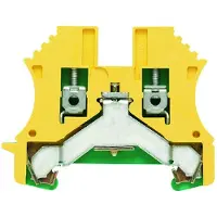 Weidmuller aardklem, type WPE 2.5, 100 stuks.