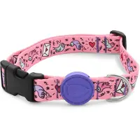 Morsø halsband voor hond gerecycled sweet tweet roze 37-58x2,5 cm