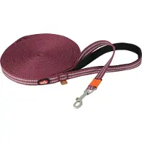 Zolux bvk sleeplijn voor hond plat rood 5 mtr 1,5 cm