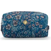 Pip studio Toilettas Coco Cosmetic Bag Medium Quilted Daisy Dreams Blue