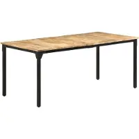 Syfax Eettafel 180x90x76 cm ruw mangohout