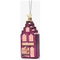Sissy-Boy glazen grachtenpand kerstornament (10 cm)