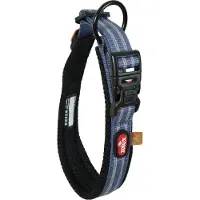 Zolux bvk halsband voor hond blauw M 35-45 cm x 3,5 cm