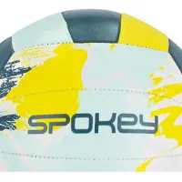 Spokey SETTER Volleybal - Geel/Groen - Maat 5 - 1.6MM MATT PVC - Gewicht 260-280 g - Machinaal genaaid - 18 panelen