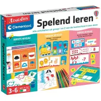 Clementoni - Spelend leren - Set educatieve spellen voor kleuters- voor 1e en 2e klas basisschool - Vanaf 3 jaar