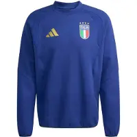 Adidas Sweatshirt 'Italy Tiro Travel Crew' blauw / geel / gemengde kleuren