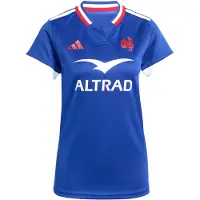 Adidas Functioneel shirt 'France Rugby Home Womens' blauw / knalrood / wit