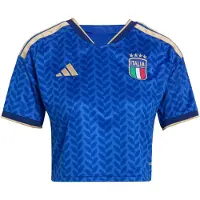 Adidas Tricot 'Italy 26 Home Cropped' blauw / groen / rood / wit