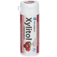 Miradent Xylitol Kauwgom Cranberry - 30 stuks