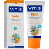 Vitis Kids Cherry Gel Tandpasta - 50 ml