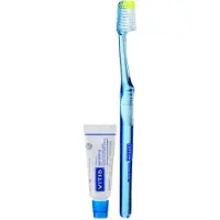 Vitis Sensitive Kit - Tandenborstel + Mini Tandpasta 15 ml