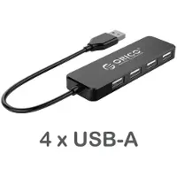 ORICO HUB USB 4X USB-A 2.0 CZARNY
