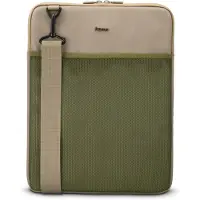 Hama To Go" om om je nek te hangen, van 40 tot 41 cm (15,6" - 16,2 (16.14"), Laptoptas, Beige, Groen